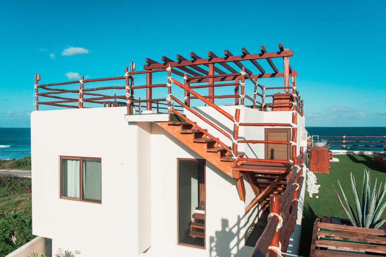Villa With Ocean View, Pool, Restaurant And Rooftop Isla Mujeres Luaran gambar