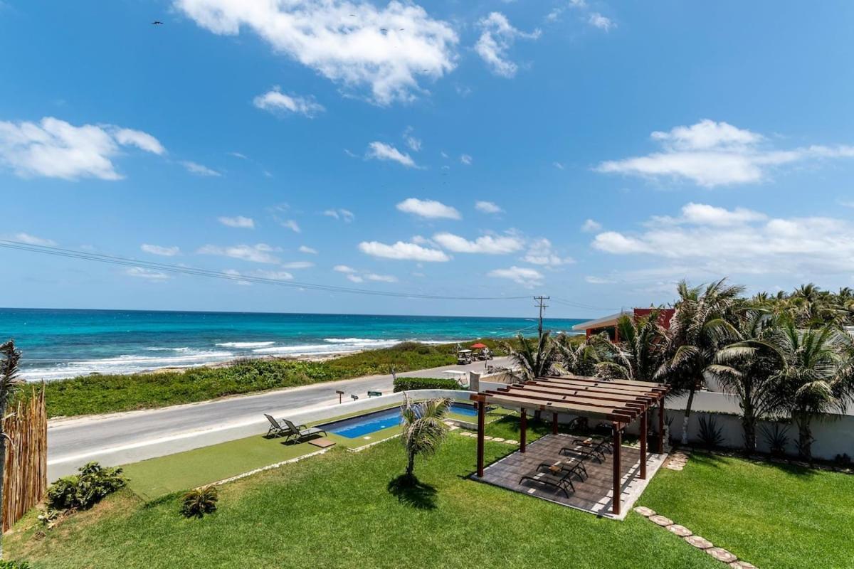 Villa With Ocean View, Pool, Restaurant And Rooftop Isla Mujeres Luaran gambar