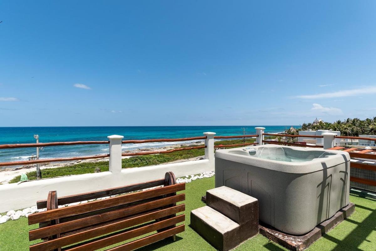 Villa With Ocean View, Pool, Restaurant And Rooftop Isla Mujeres Luaran gambar