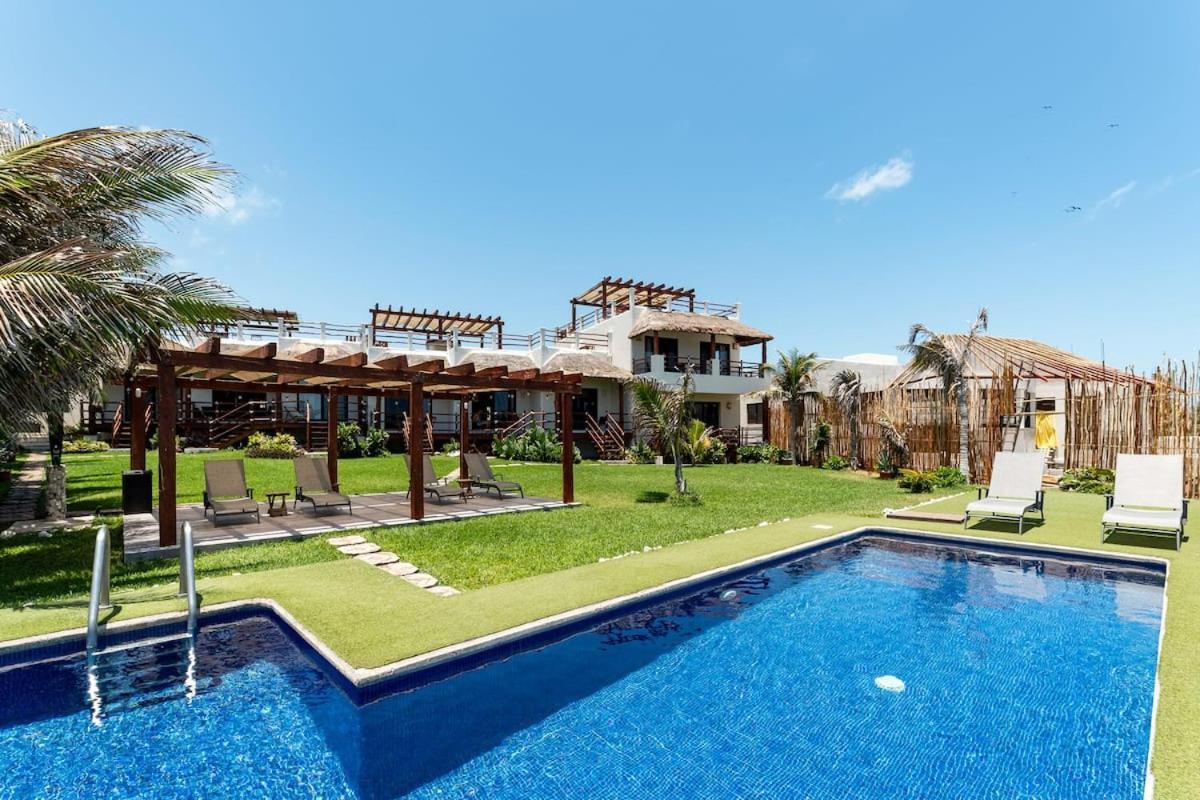 Villa With Ocean View, Pool, Restaurant And Rooftop Isla Mujeres Luaran gambar
